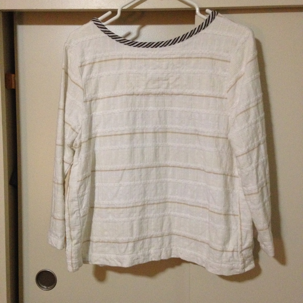 Ace & Jig Lighthouse Top in White Cloud sz L